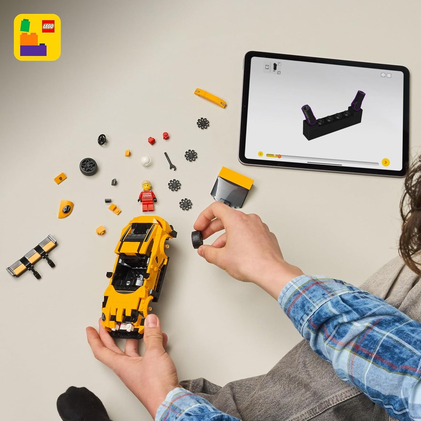 LEGO Speed Champions Porsche 911 GT3 RS Super Auto Juguete - Kit de Modelo y Juguete de Juego de Rol para Niños y Niñas, Edades 9+ - Set de Construcción de Auto Deportivo para Niños y Fanáticos de