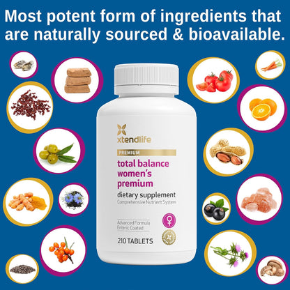 Xtendlife Total Balance Multivitamínico diario y mineral extra fuer...