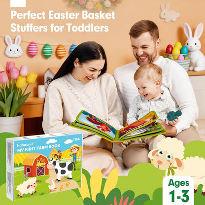 hahaland Libro de actividades para niños pequeños de 1 a 3 años, tablero de actividades Montessori Toys para niños de 1, 2, 3, 4 años, regalo de cumpleaños, libro de actividades silencioso 20 en 1 con