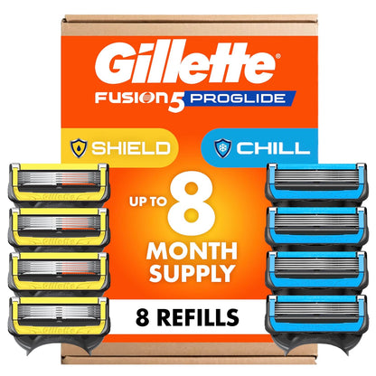 Gillette Recambios de cuchillas de afeitar para hombres, 4 cartucho...