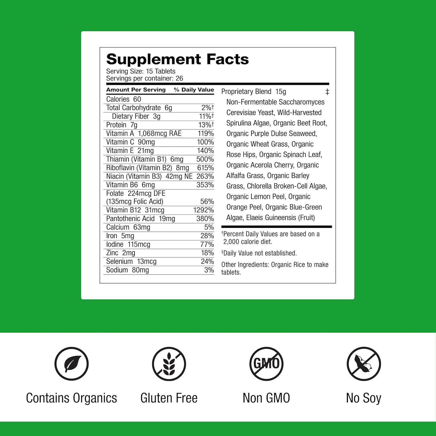 Dr. Schulze's SuperFood Plus - Suplemento diario de superalimen...