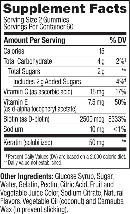OLLY Undeniable Beauty - Gomitas de belleza para cabello, piel y uñ...