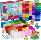 Aestd-ST Arcilla seca al aire 90 colores, arcilla para modelar para...