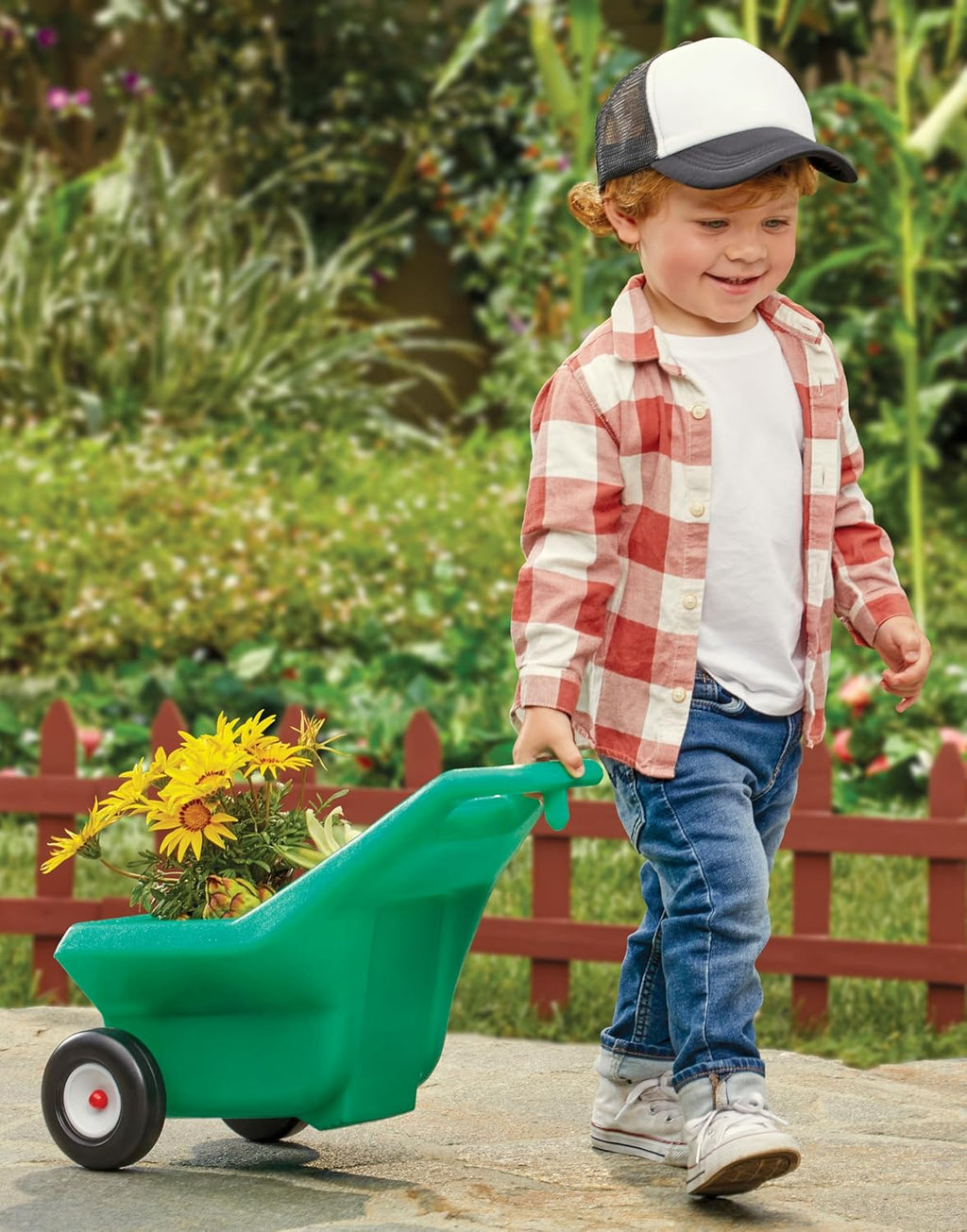 Little Tikes Tractor y carrito, correpasillos, para niños y niñas de 1 a 5 años