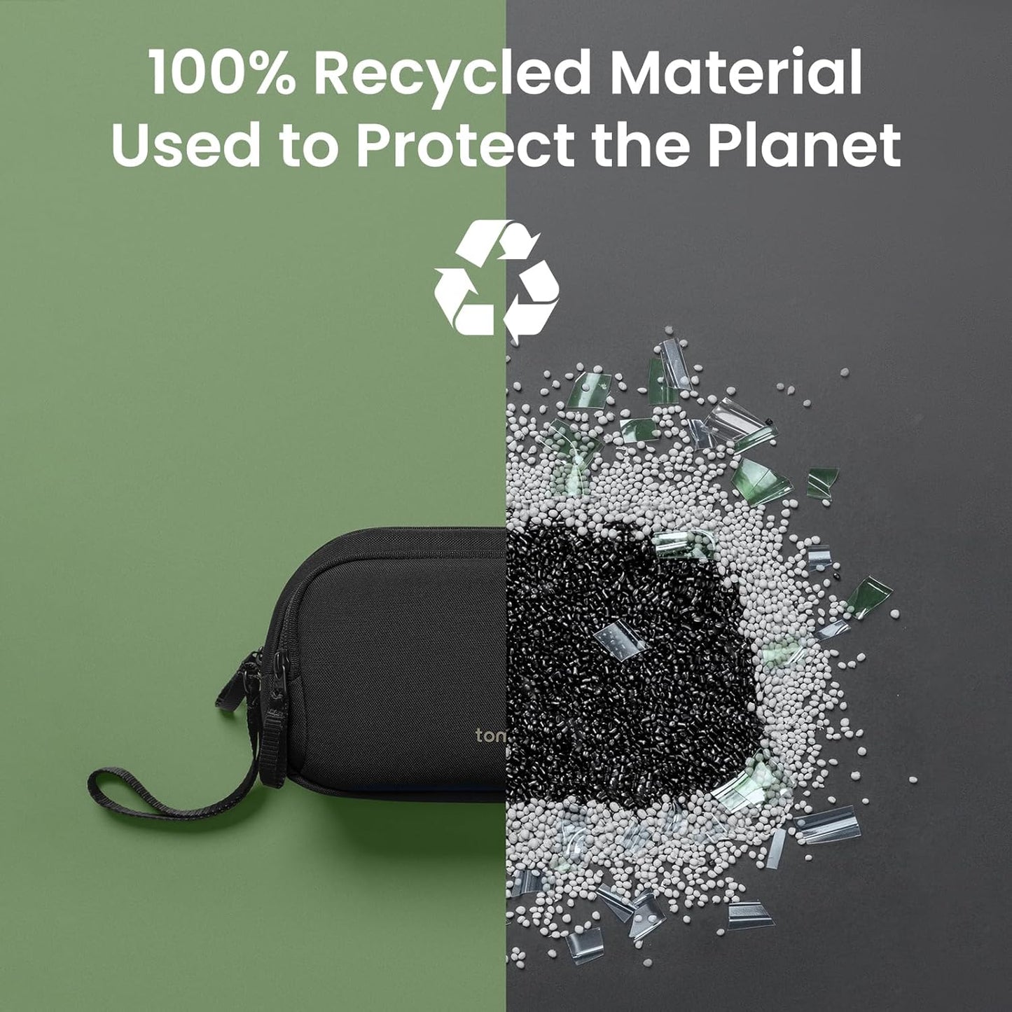 tomtoc Organizador Electrónico de Viaje, Estuche Resistente al Agua...