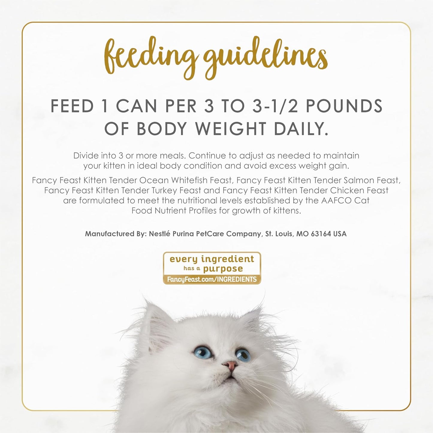 Purina Fancy Feast - Comida húmeda para gatitos, paquete variado de...