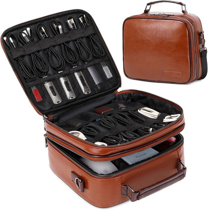 KYALOU Organizador de Viaje Electrónico, Estuche Grande para Cables...