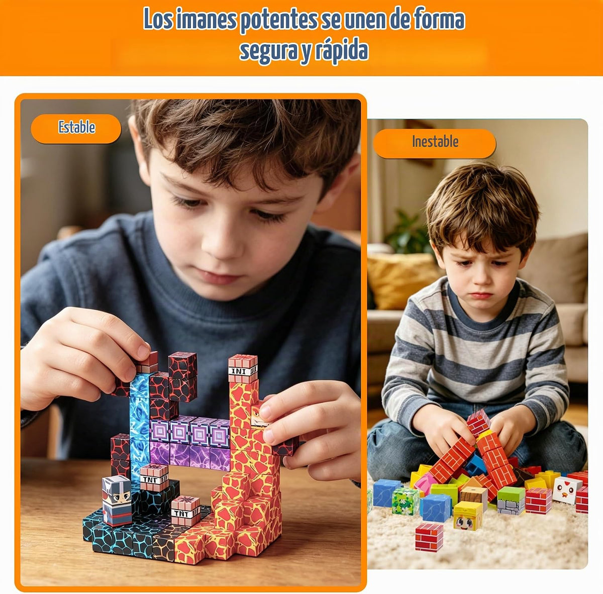 RiteHold 150 bloques de construcción magnéticos para niños de 3 a 8...
