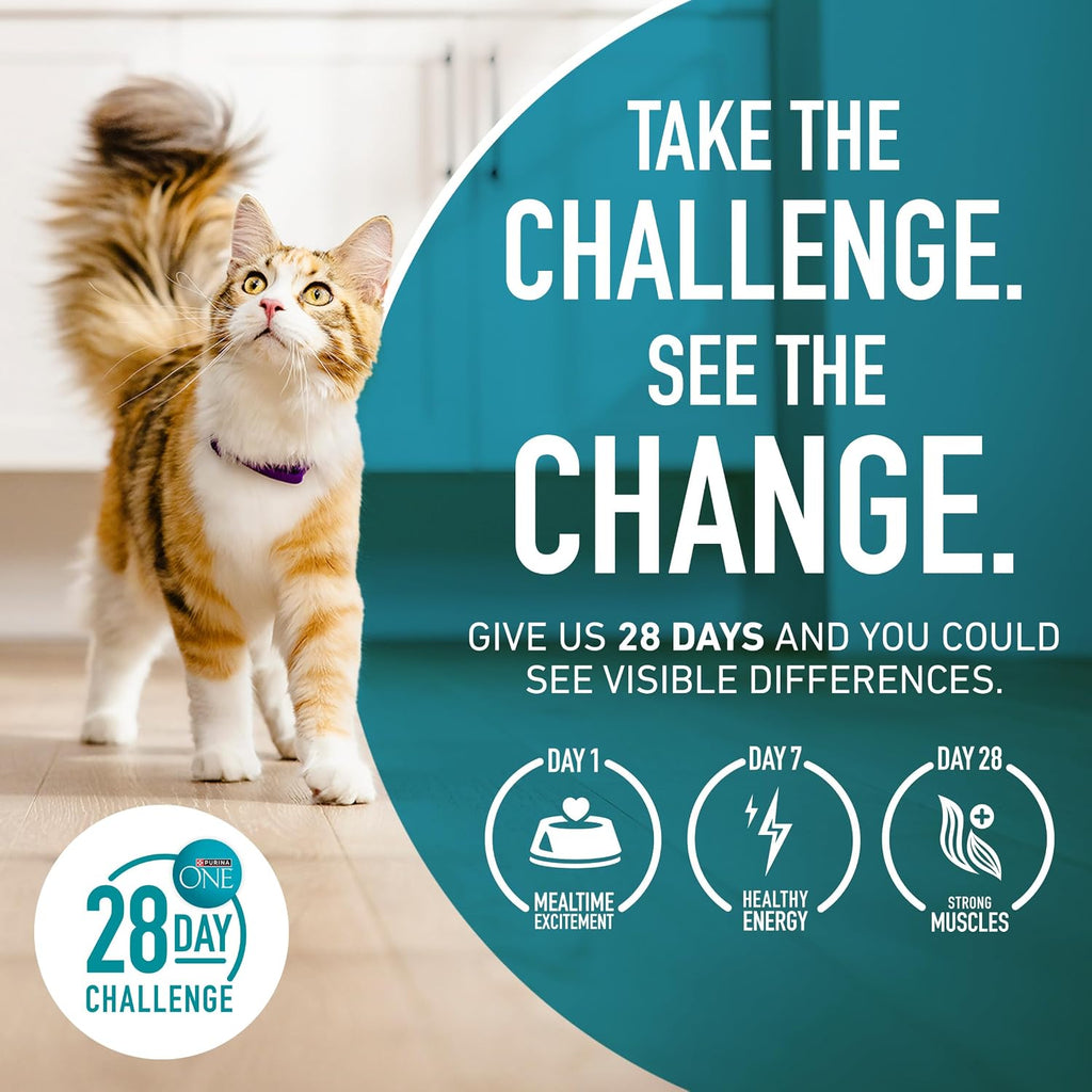 Purina ONE Alimento Natural para Gatos Bajo en Grasa, Alimento Seco...