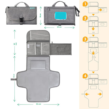 Kopi Baby Cambiador de pañales portátil, bolsa de viaje para cambia...
