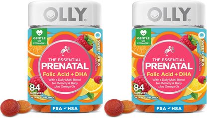 OLLY Gomitas multivitamínicas prenatales, mezcla múltiple diaria pa...