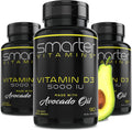 (3 unidades) Smarter Vitamina D3 5000 UI en aceite de aguacate 125m...
