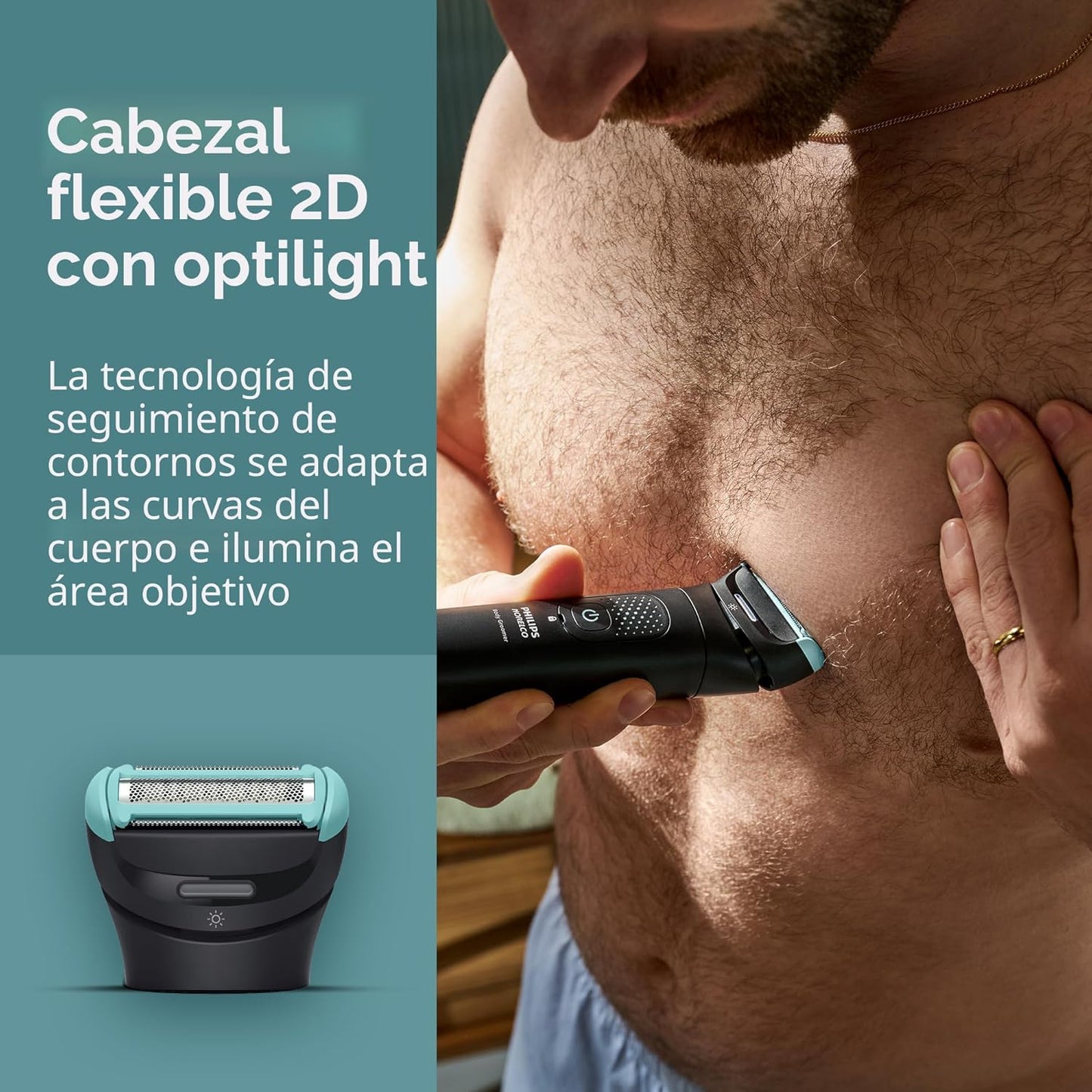 Philips Norelco Body Groomer serie 7000, recortador corporal comple...