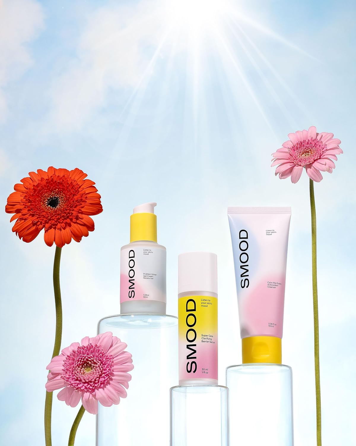 Super Cera Suero, Gel Crema Hidratante y Limpiador Bundle