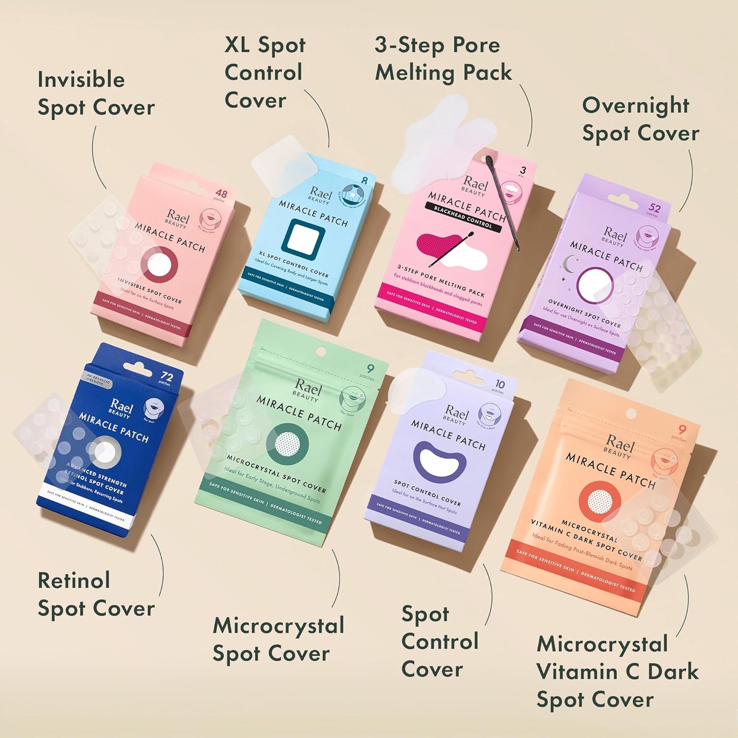 Rael Parches para espinillas, Miracle Invisible Spot Cover \u2013 P...