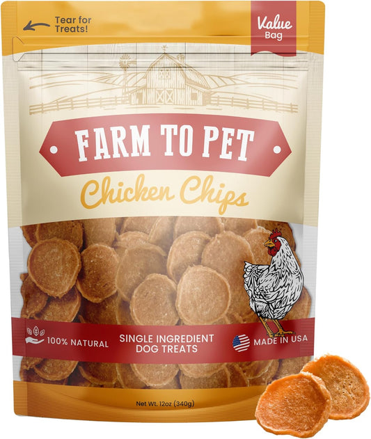 Farm To Pet - Golosinas de entrenamiento para perros - Chips de pol...