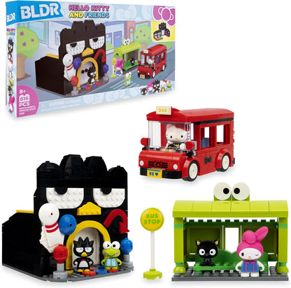 BLDR Hello Kitty y sus amigos, set de construcción de bolera de Bad...