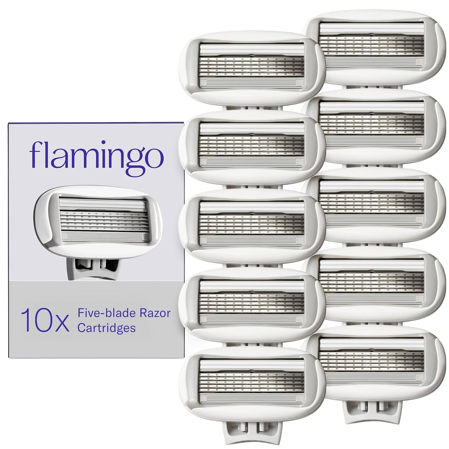 Flamingo Cartuchos de repuesto originales para mujer, 10 unidades,...