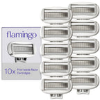 Flamingo Cartuchos de repuesto originales para mujer, 10 unidades (...