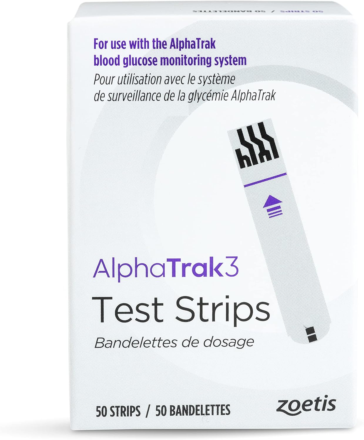 AlphaTrak 3 Tiras de prueba para uso con el sistema de monitoreo de...