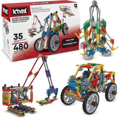 K'NEX Juego de construcción de 35 modelos - 480 piezas - Para m...