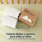 Paquete de 2 fundas protectoras de colchón impermeables para cuna,...