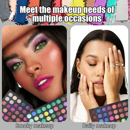 Pure Vie Paleta Profesional de Sombras de Ojos Resaltador de 252 Co...