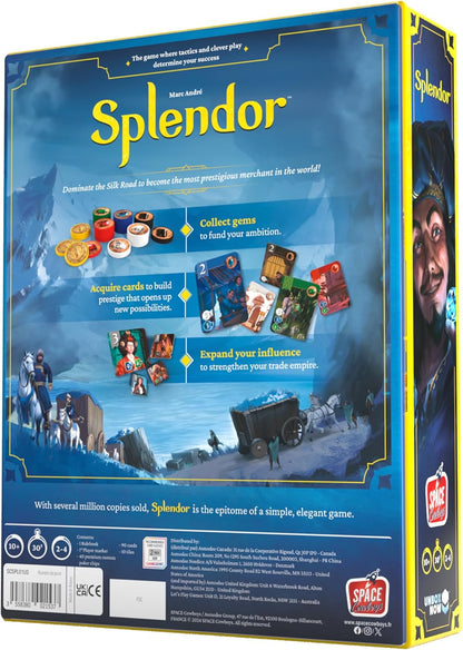 Asmodee Splendor Juego de mesa - ¡Domina el arte de la riqueza y el...