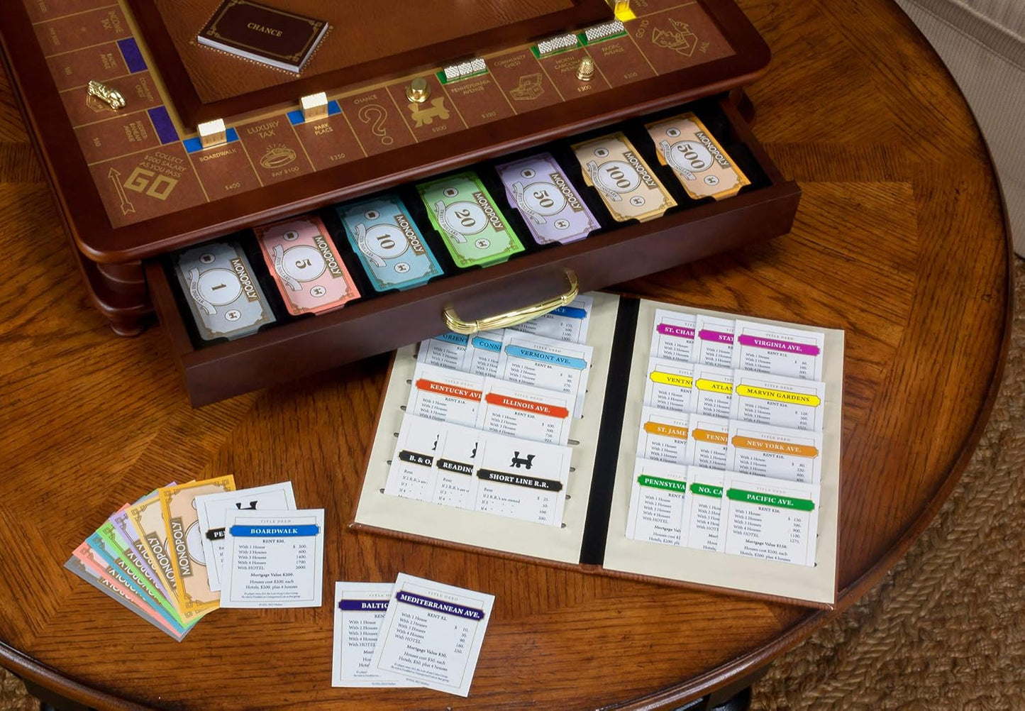 Juego de mesa Monopoly en madera, de Winning Solutions