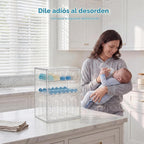 HBlife Organizador de almacenamiento de biberones para armario de e...