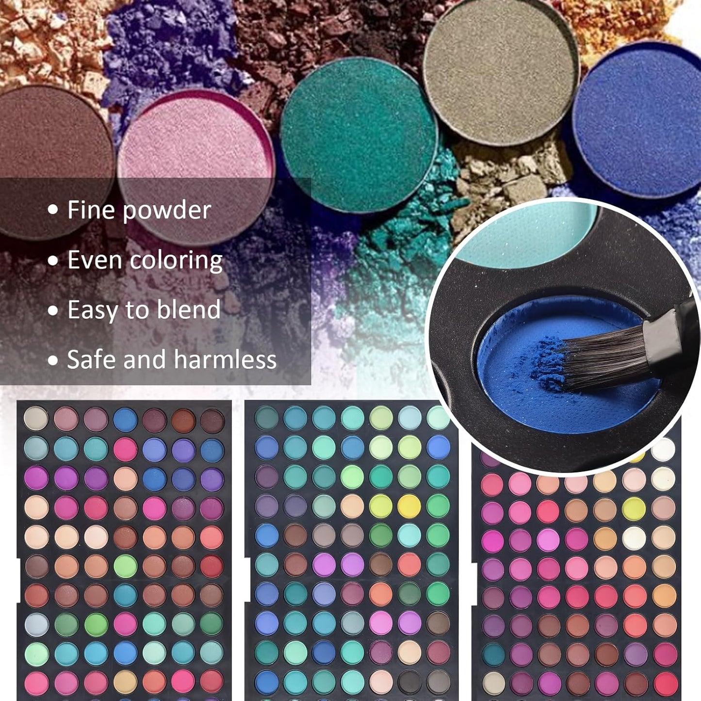 Pure Vie Paleta Profesional de Sombras de Ojos Resaltador de 252 Co...