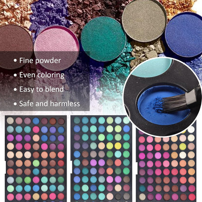 Pure Vie Paleta Profesional de Sombras de Ojos Resaltador de 252 Co...