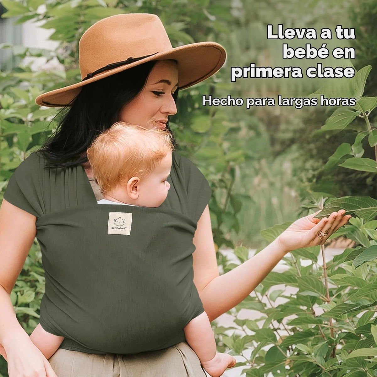 Portabebés KeaBabies - Canguro de bebé todo en 1 original, fácil de...