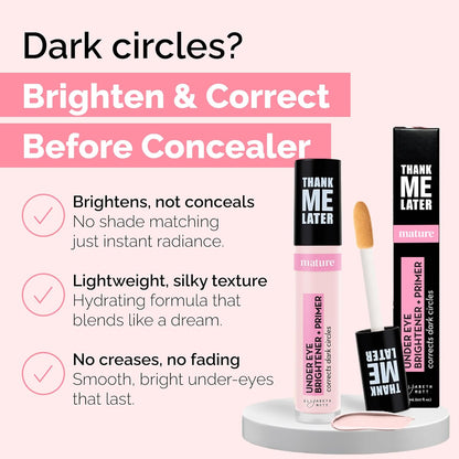 Elizabeth Mott Thank Me Later - Iluminador y prebase para debajo de...
