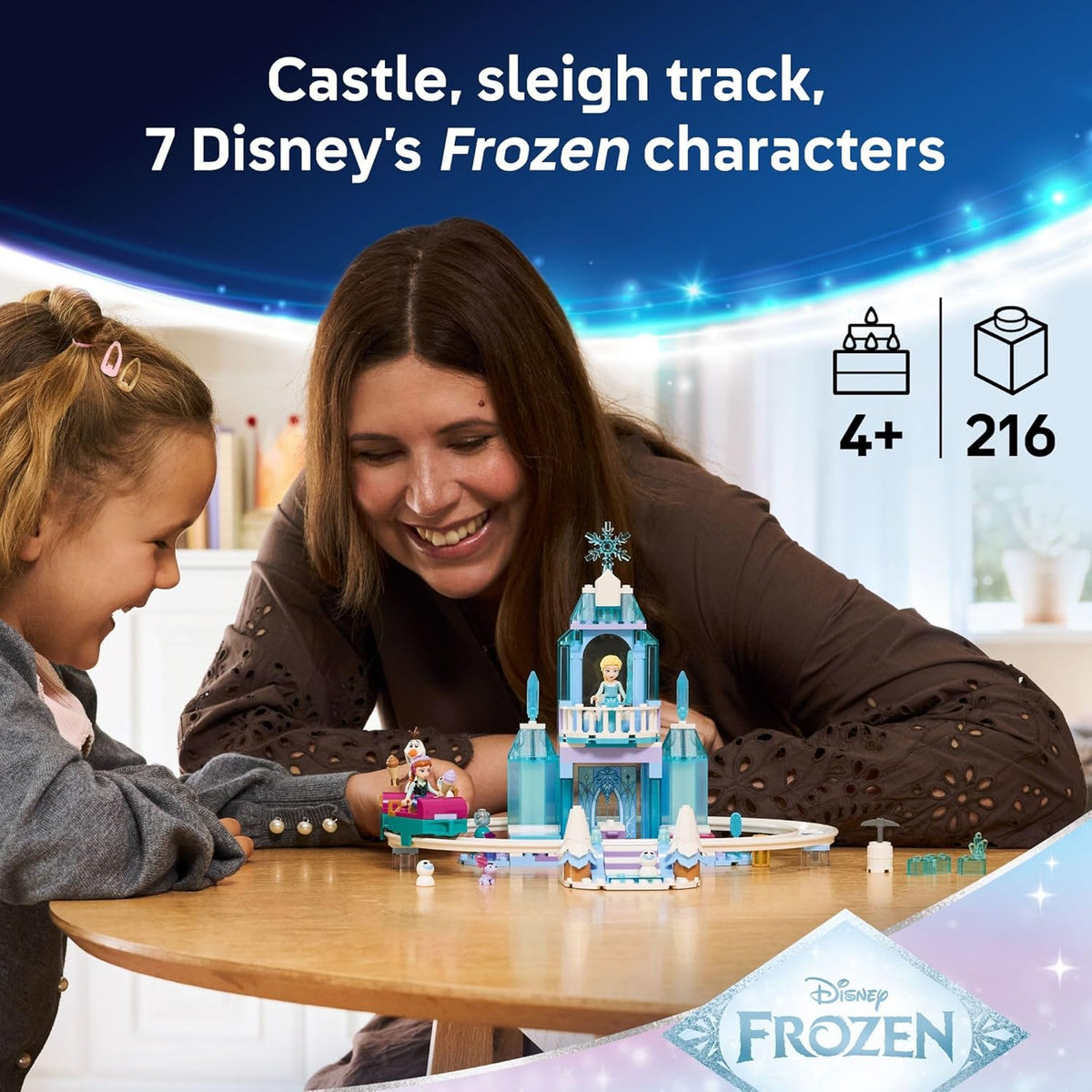 LEGO Disney Frozen Elsa's Ice Castle &amp; Snow Ride Adventure...
