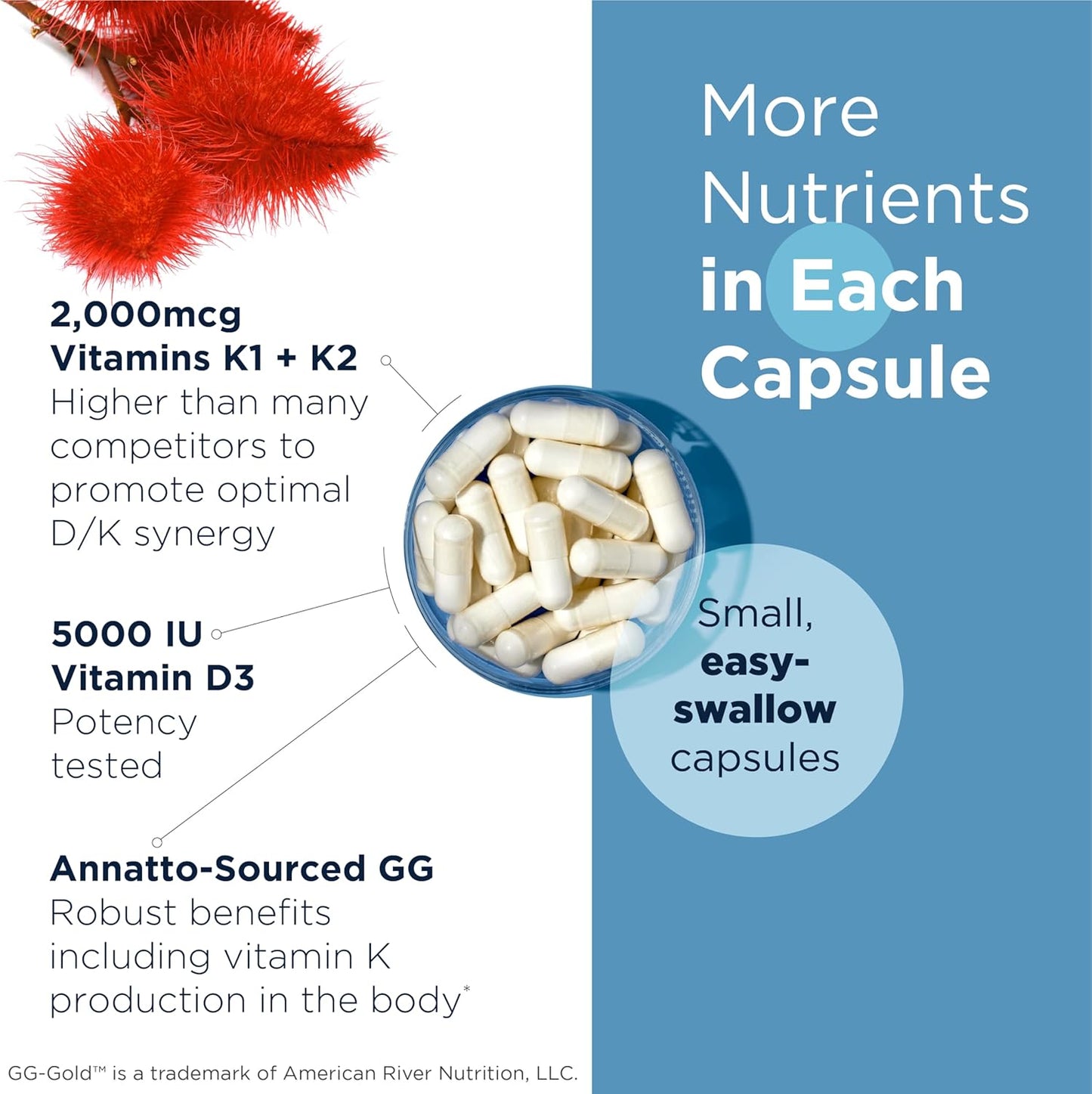 Designs for Health Vitamina D Suprema \u2013 Vitamina D 5000 UI con...