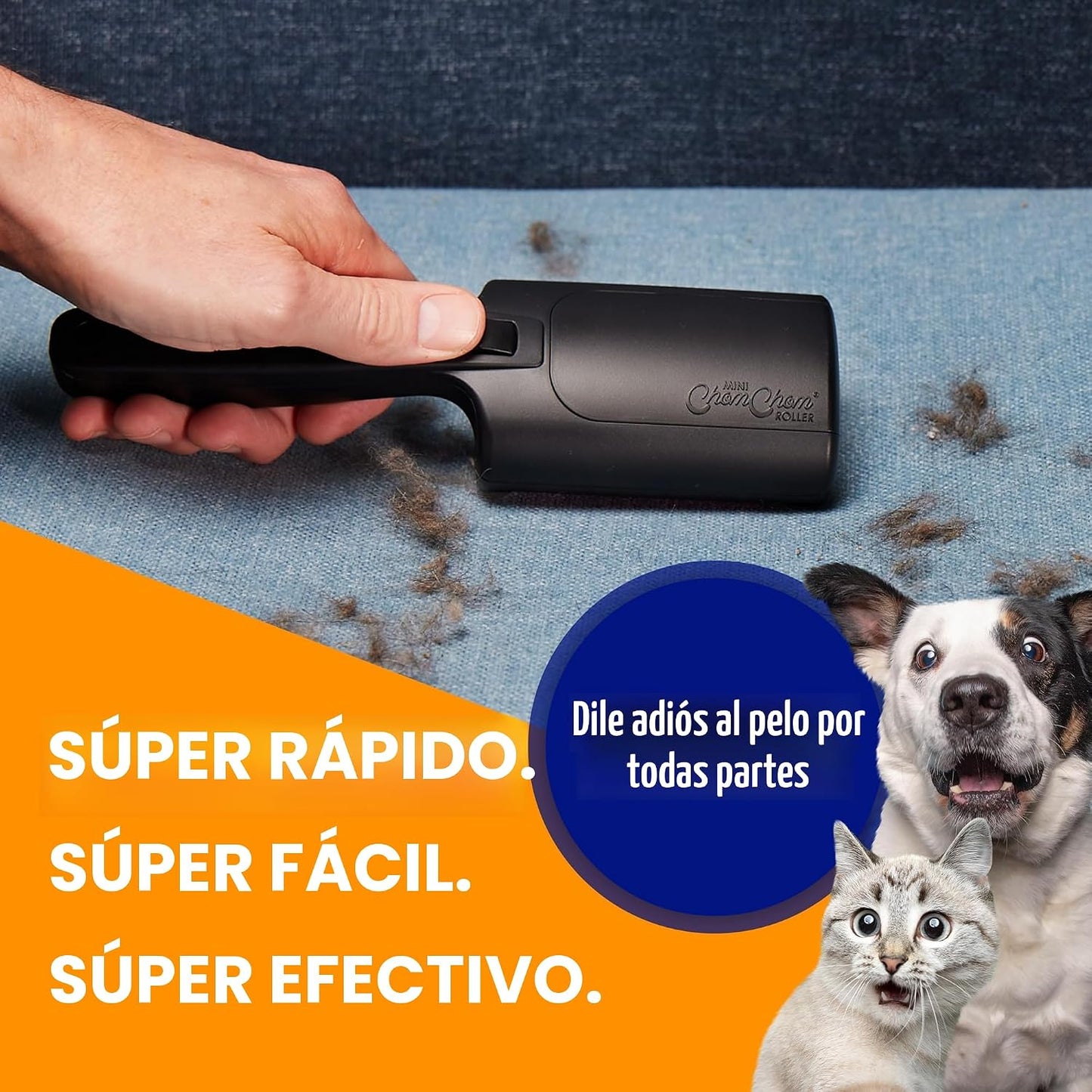 ChomChom Roller para pelo de mascotas \u2013 Herramienta reutilizab...