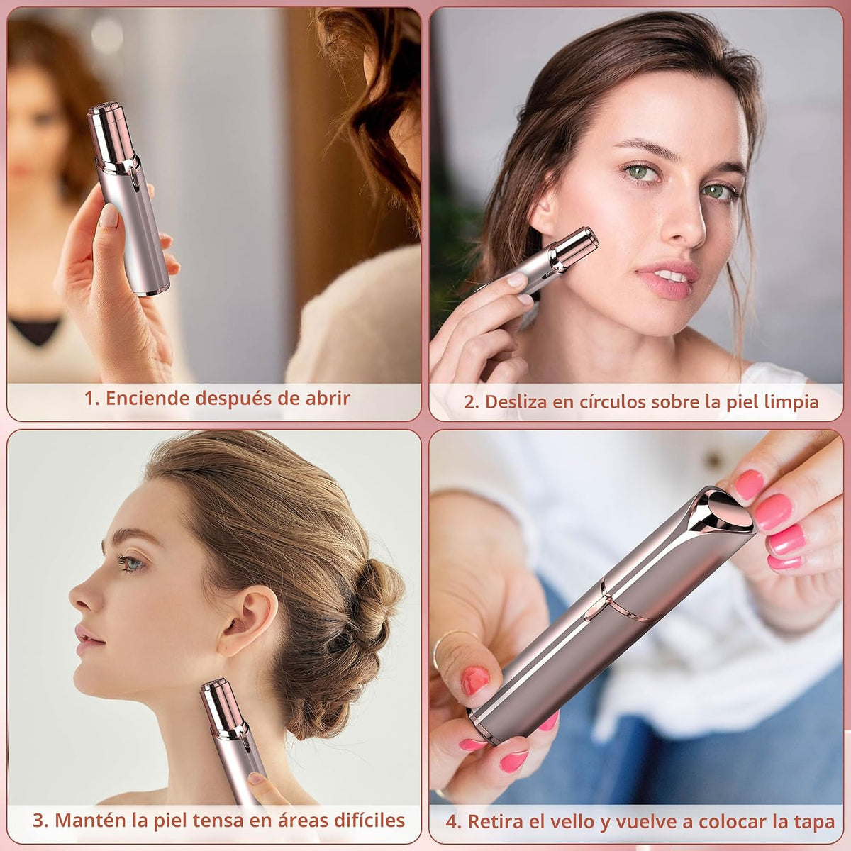 Removedor de vello facial para mujeres - como se ve en TV, afeitado...