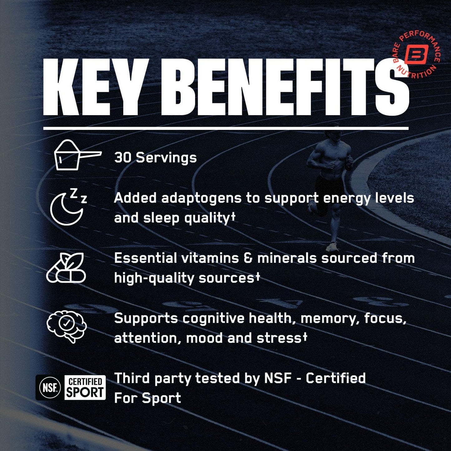 BARE PERFORMANCE NUTRITION, BPN Strong Multi-Vitamina, Salud Fundac...