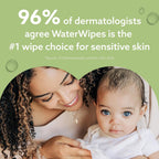 WaterWipes Toallitas Sensitive+ para bebé y niño pequeño, 3 en 1 li...