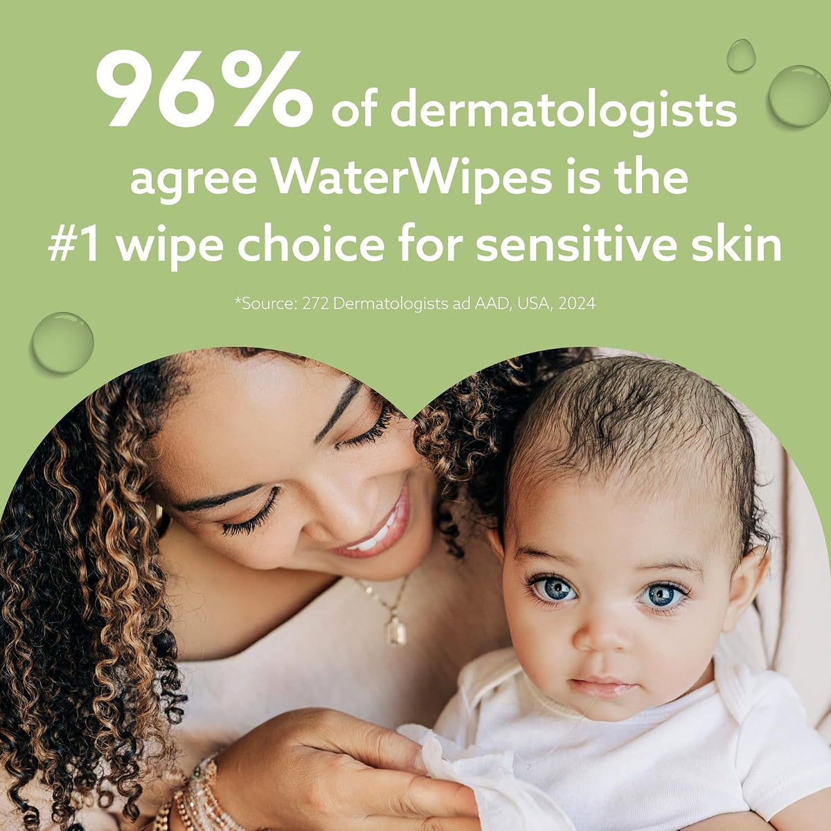WaterWipes Toallitas Sensitive+ para bebé y niño pequeño, 3 en 1 li...