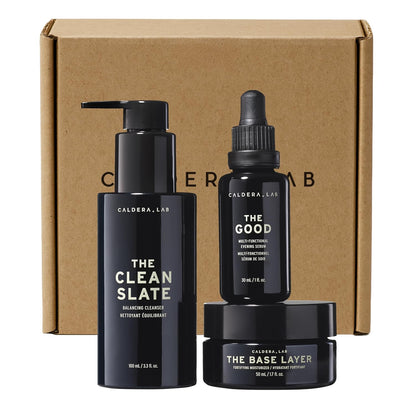 Caldera + Lab Set de cuidado de la piel para hombres \u2013 The Ric...