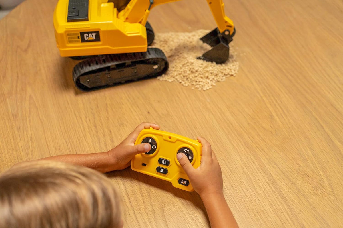 Excavadora eléctrica CAT Digger RC Construcción para niños mayores...