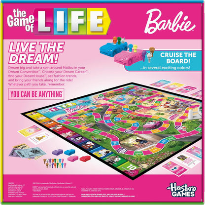 Hasbro Games The Game of Life: Barbie Edition Juego de mesa | A par...