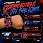 Reloj inteligente Marvel Spider-Man para niños: características div...