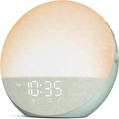 Reloj Despertador de Amanecer con Ruido Blanco: Luz Natural para De...