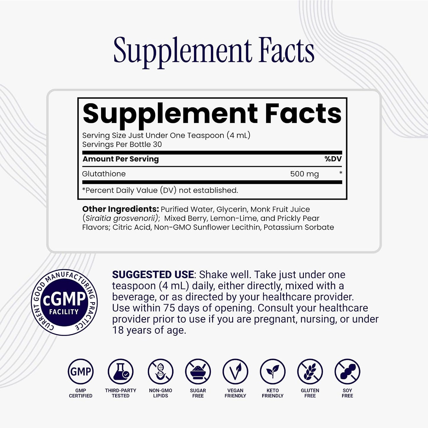 Rho Nutrition Glutatión liposomal \u2013 Suplemento de glutatión lí...