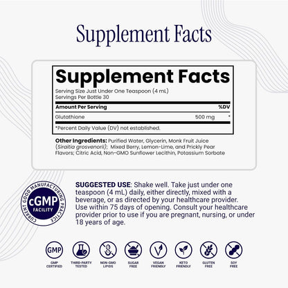 Rho Nutrition Glutatión liposomal \u2013 Suplemento de glutatión lí...
