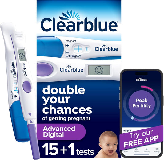 Kit Clearblue avanzado de prueba digital de ovulación, 16 unidades