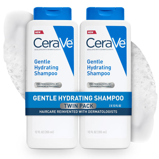 CeraVe Champú Hidratante Suave, Con Ceramidas, Niacinamida y Ácido...